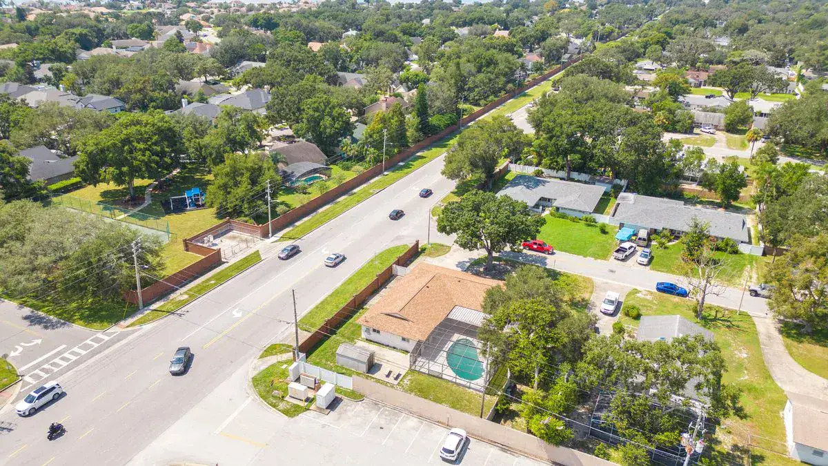 Conway Orlando neighborhood aerial view 32812