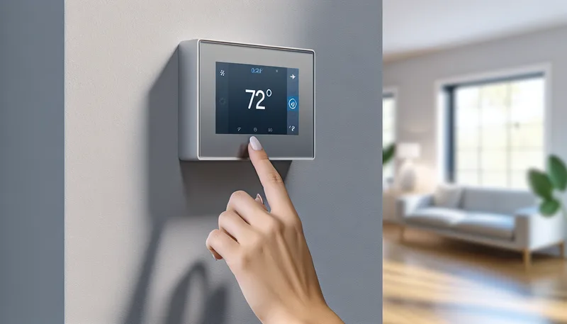 Smart Home Air & Heat Ecobee smart thermostat installation in Seminole County home