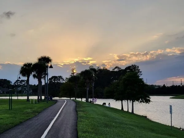 Waterford Lakes community walking trail and park Orlando 32828