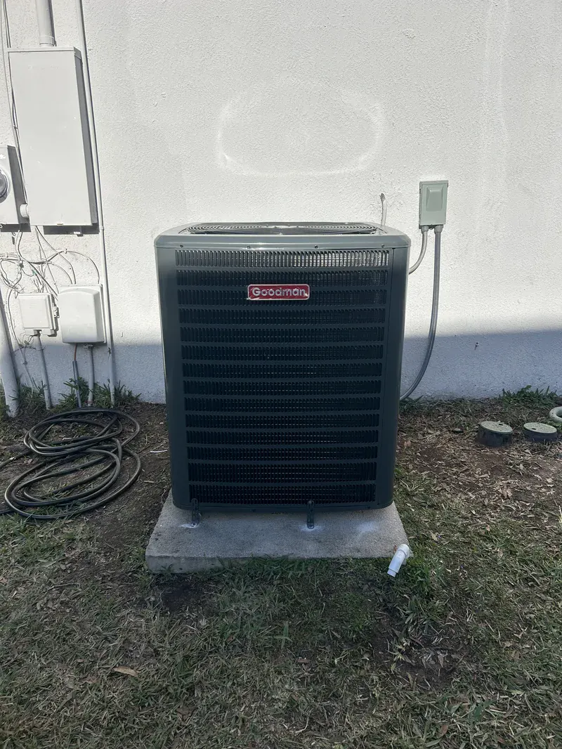 Completed AC installation by Smart Home Air & Heat — 30 years of HVAC expertise in East Orlando